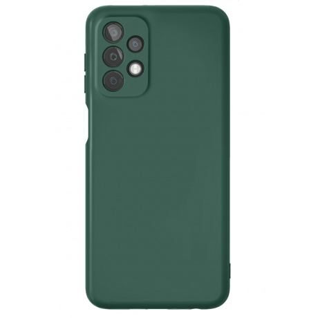 Чехол защитный VLP Silicone case для Samsung Galaxy A23 4G, темно-зеленый - фото 1