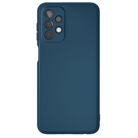 Чехол защитный VLP Silicone case для Samsung Galaxy A23 4G, темно-синий - фото 1