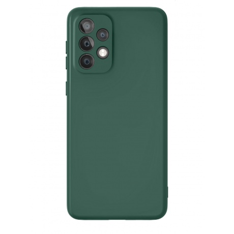 Чехол защитный VLP Silicone case для Samsung Galaxy A33 5G, темно-зеленый - фото 1