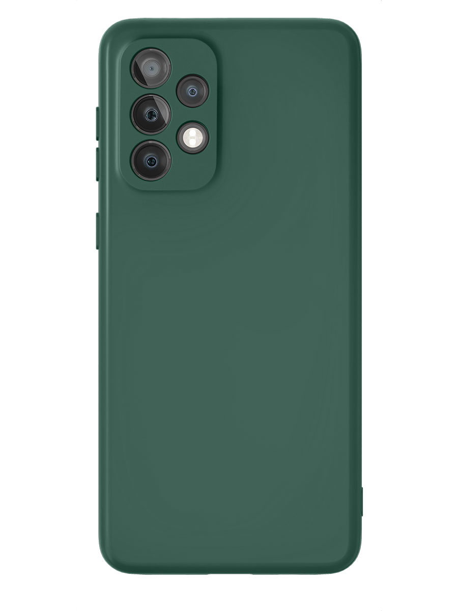 Чехол защитный VLP Silicone case для Samsung Galaxy A33 5G, темно-зеленый чехол neypo для samsung galaxy a33 silicone 2 0mm white nsc54335