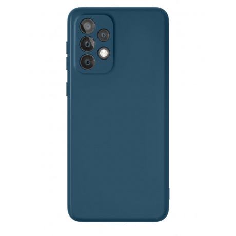 Чехол защитный VLP Silicone case для Samsung Galaxy A33 5G, темно-синий - фото 1