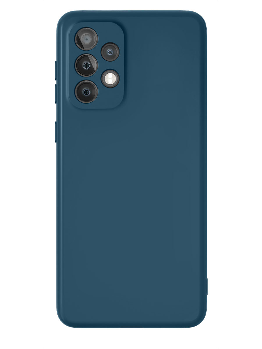 Чехол защитный VLP Silicone case для Samsung Galaxy A33 5G, темно-синий чехол neypo для samsung galaxy a33 silicone 2 0mm white nsc54335