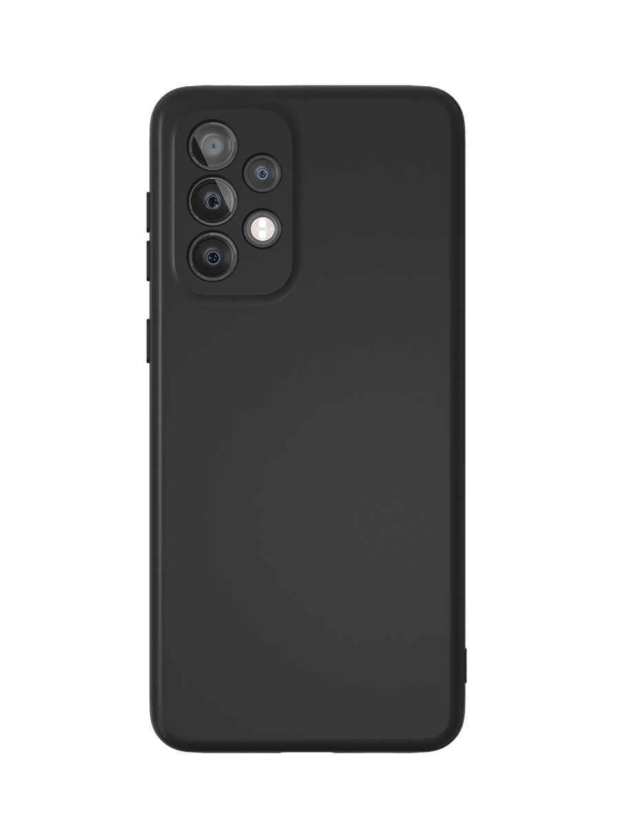 Чехол защитный VLP Silicone case для Samsung Galaxy A33 5G, черный матовый чехол hockey w для samsung galaxy a33 5g самсунг а33 5г с 3d эффектом черный