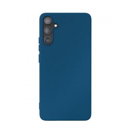 Чехол защитный VLP Silicone Case для Samsung Galaxy A34, темно-синий - фото 1