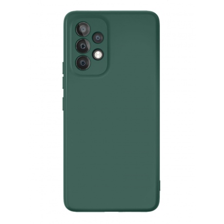 Чехол защитный VLP Silicone case для Samsung Galaxy A53 5G, темно-зеленый - фото 1