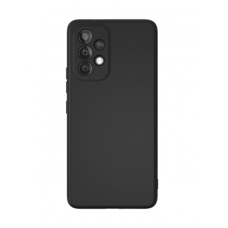 Чехол защитный VLP Silicone case для Samsung Galaxy A53 5G, черный - фото 1