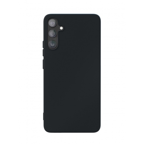 Чехол защитный VLP Silicone Case для Samsung Galaxy A54, черный - фото 1