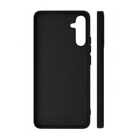 Чехол защитный VLP Silicone Case для Samsung Galaxy A54, черный - фото 3