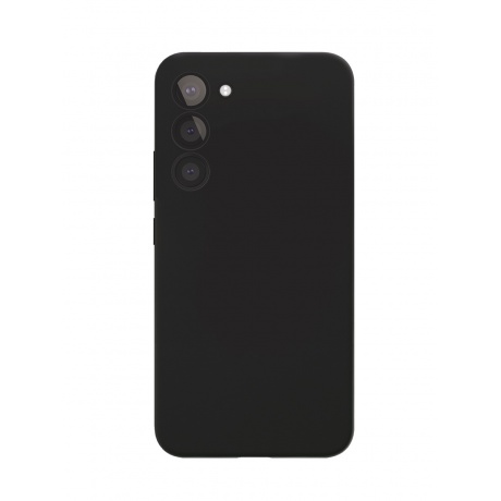 Чехол защитный VLP Silicone Case для Samsung Galaxy S23, черный - фото 1