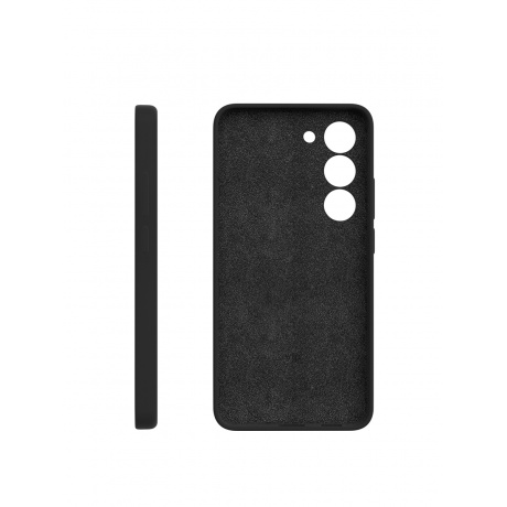 Чехол защитный VLP Silicone Case для Samsung Galaxy S23, черный - фото 5