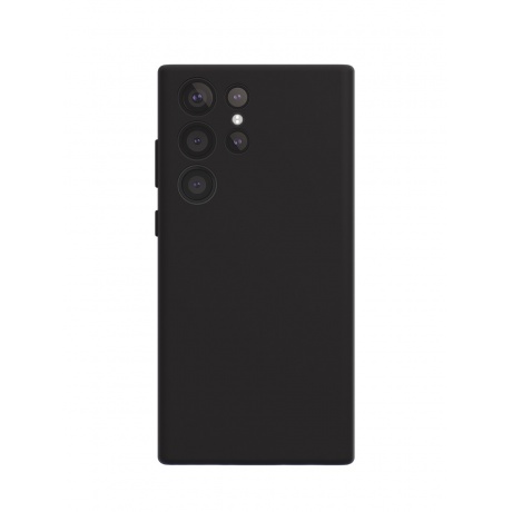 Чехол защитный VLP Silicone Case для Samsung Galaxy S23Ultra, черный - фото 1