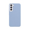 Чехол защитный VLP Silicone case для Samsung S22, серо-голубой