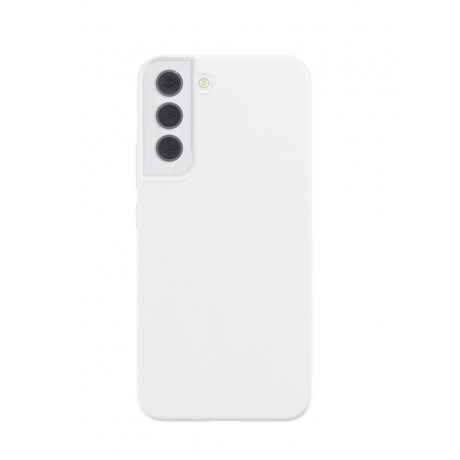 Чехол защитный VLP Silicone case для Samsung S22+, белый - фото 1