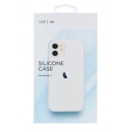 Чехол защитный VLP Silicone Сase для iPhone 11, прозрачный - фото 1