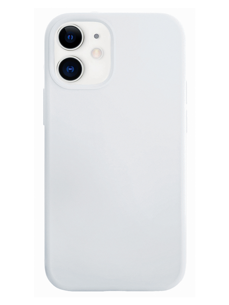 цена Чехол защитный VLP Silicone Сase для iPhone 12 mini, белый