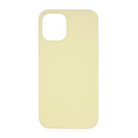 Чехол защитный VLP Silicone Сase для iPhone 12 mini, желтый - фото 2