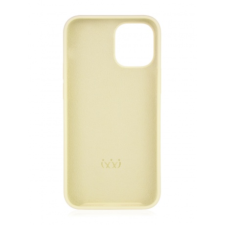 Чехол защитный VLP Silicone Сase для iPhone 12 mini, желтый - фото 3