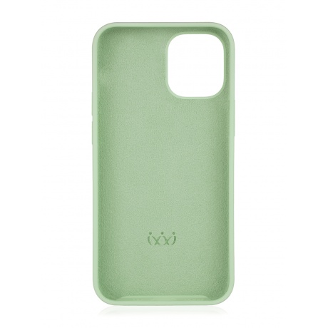 Чехол защитный VLP Silicone Сase для iPhone 12 mini, светло-зеленый - фото 3