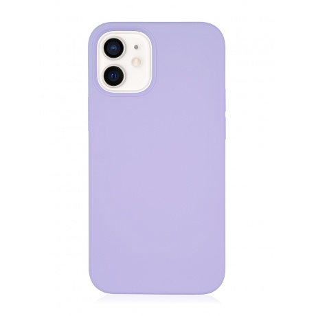 Чехол защитный VLP Silicone Сase для iPhone 12 mini, фиолетовый - фото 1