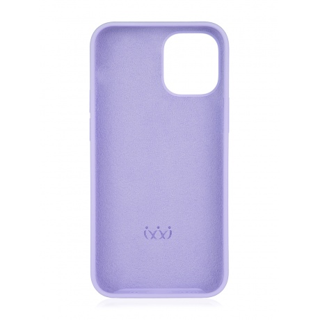 Чехол защитный VLP Silicone Сase для iPhone 12 mini, фиолетовый - фото 3