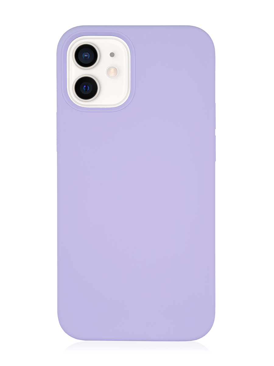 цена Чехол защитный VLP Silicone Сase для iPhone 12 mini, фиолетовый