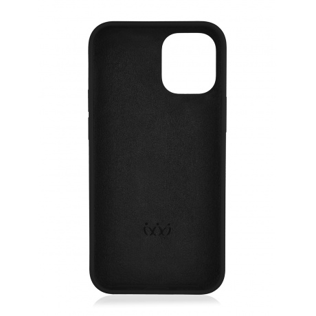 Чехол защитный VLP Silicone Сase для iPhone 12 mini, черный - фото 3