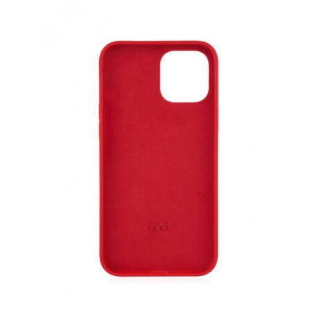Чехол защитный VLP Silicone Сase для iPhone 12 ProMax, красный - фото 2
