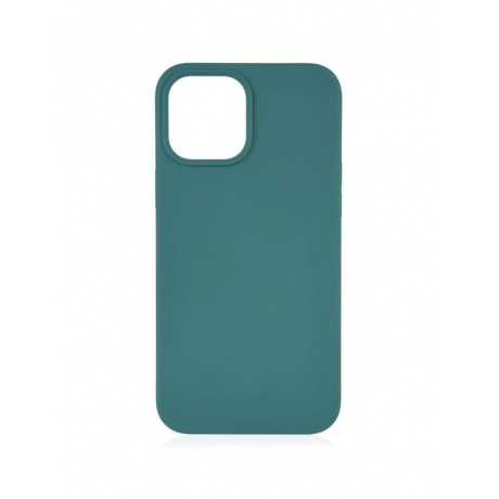 Чехол защитный VLP Silicone Сase для iPhone 12 ProMax, темно-зеленый - фото 1