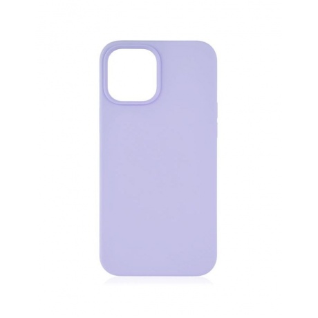 Чехол защитный VLP Silicone Сase для iPhone 12 ProMax, фиолетовый - фото 1