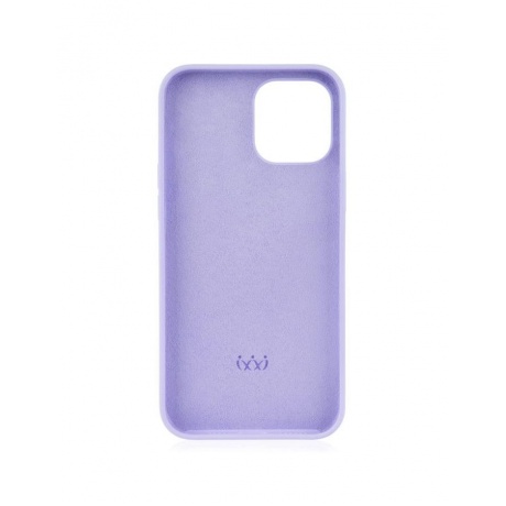 Чехол защитный VLP Silicone Сase для iPhone 12 ProMax, фиолетовый - фото 2