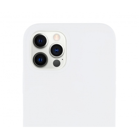Чехол защитный VLP Silicone Сase для iPhone 12/12 Pro, белый - фото 4
