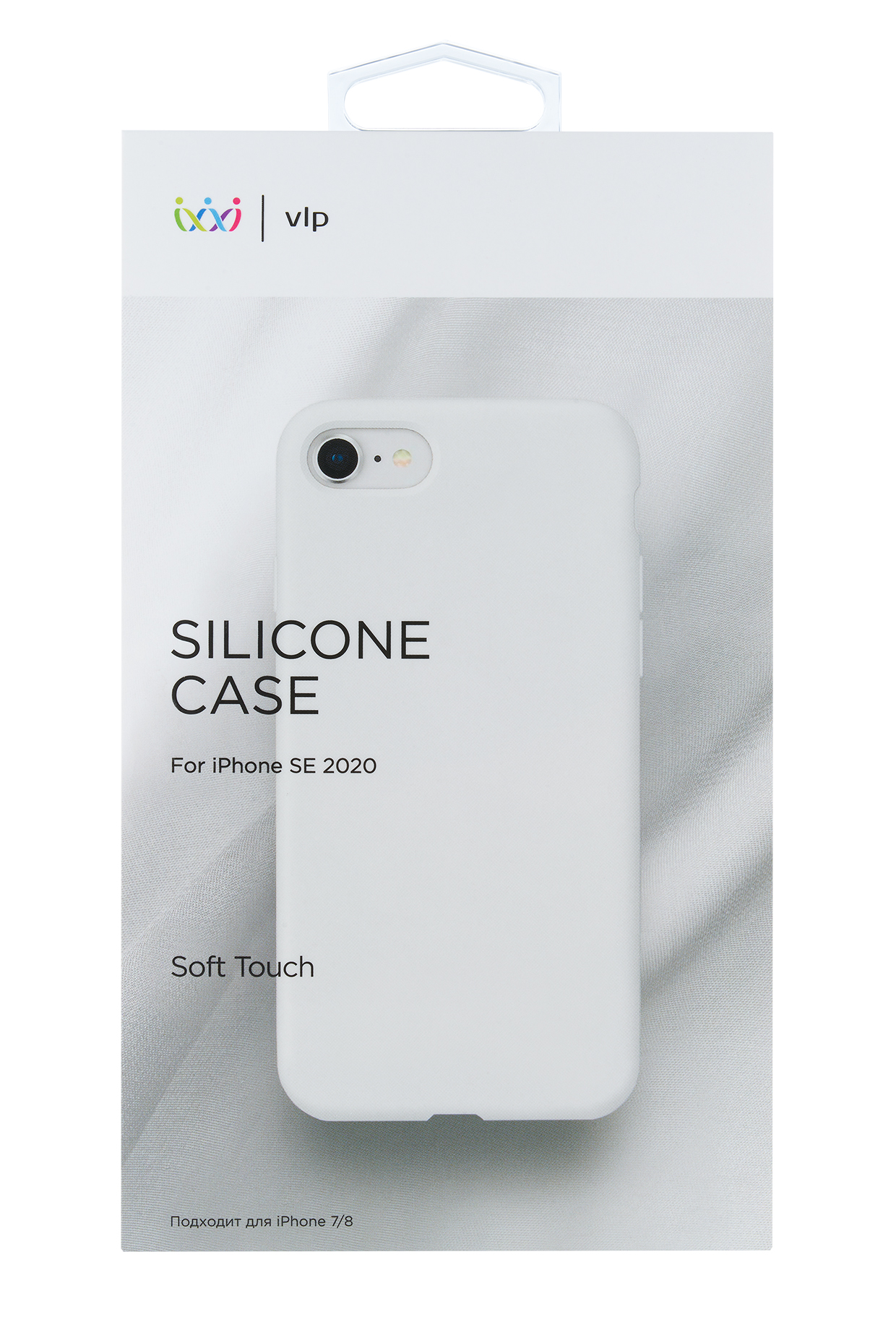 цена Чехол защитный VLP Silicone Сase для iPhone SE 2020, белый