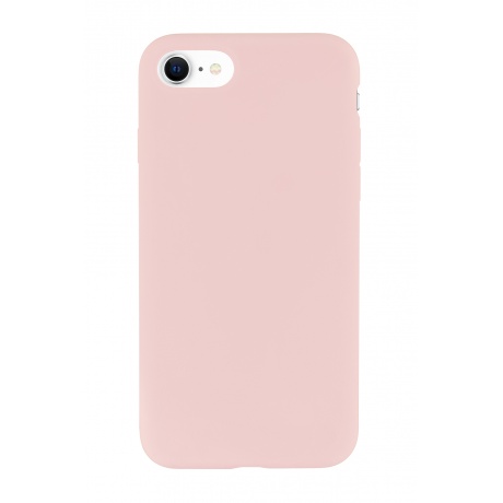 Чехол защитный VLP Silicone Сase для iPhone SE 2020, светло-розовый - фото 3