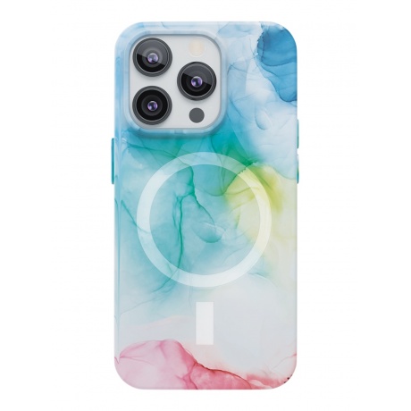 Чехол защитный VLP Splash case с MagSafe для iPhone 14 Pro, мультицвет - фото 1