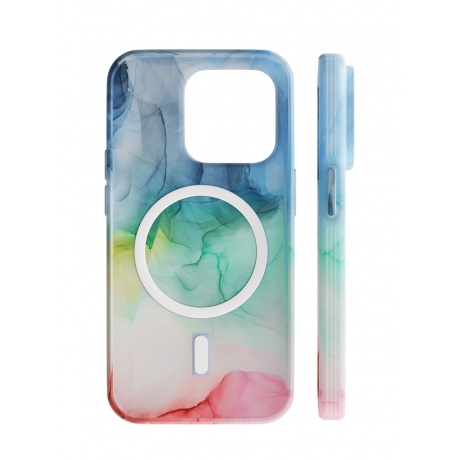 Чехол защитный VLP Splash case с MagSafe для iPhone 14 Pro, мультицвет - фото 5