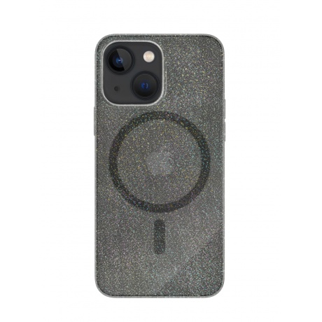 Чехол защитный VLP Starlight Case with MagSafe для iPhone 14 Plus, черный - фото 1
