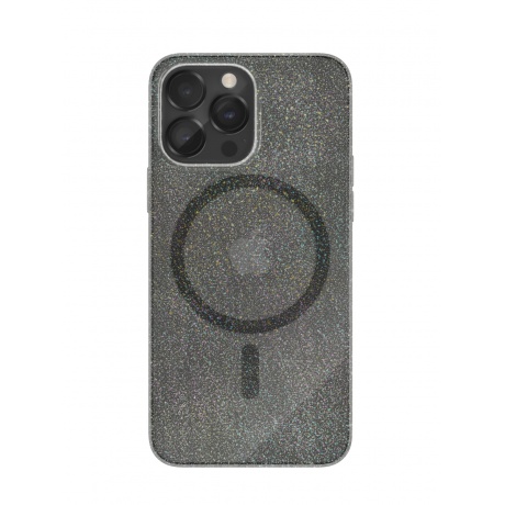 Чехол защитный VLP Starlight Case with MagSafe для iPhone 14 Pro, черный - фото 1