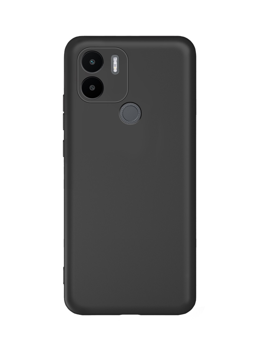 Чехол защитный Uzay Silicone Case для Xiaomi Redmi A1+, черный цена и фото