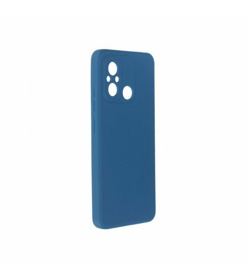 Чехол силиконовый iBox Case для Xiaomi Redmi 12C с защитой камеры и подложкой, синий чехол ibox с защитой камеры и подложкой синий