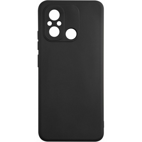 Чехол силиконовый iBox Case для Xiaomi Redmi 12C с защитой камеры и подложкой, черный - фото 3