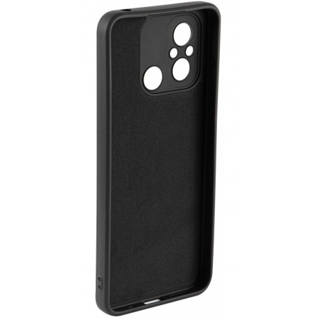 Чехол силиконовый iBox Case для Xiaomi Redmi 12C с защитой камеры и подложкой, черный - фото 4