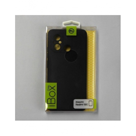 Чехол силиконовый iBox Case для Xiaomi Redmi 12C с защитой камеры и подложкой, черный - фото 8