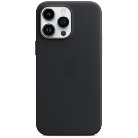 Чехол Apple iPhone 14 Pro Max Leather Case with MagSafe, midnight (MPPM3) - фото 3