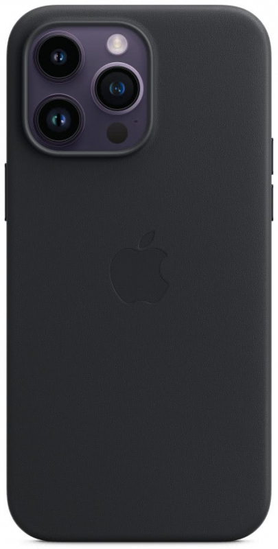 Чехол Apple iPhone 14 Pro Max Leather Case with MagSafe, midnight (MPPM3) чехол силиконовый apple iphone 14 pro max с magsafe succulent