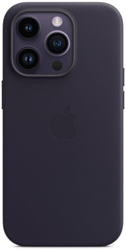Чехол Apple iPhone 14 Pro Leather Case with MagSafe, Ink (MPPJ3) чехол для apple iphone 14 pro red line magsafe прозрачный