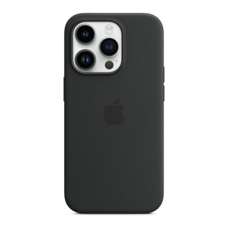 Чехол Apple iPhone 14 Pro Silicone Case with MagSafe, midnight (MPTE3) - фото 3