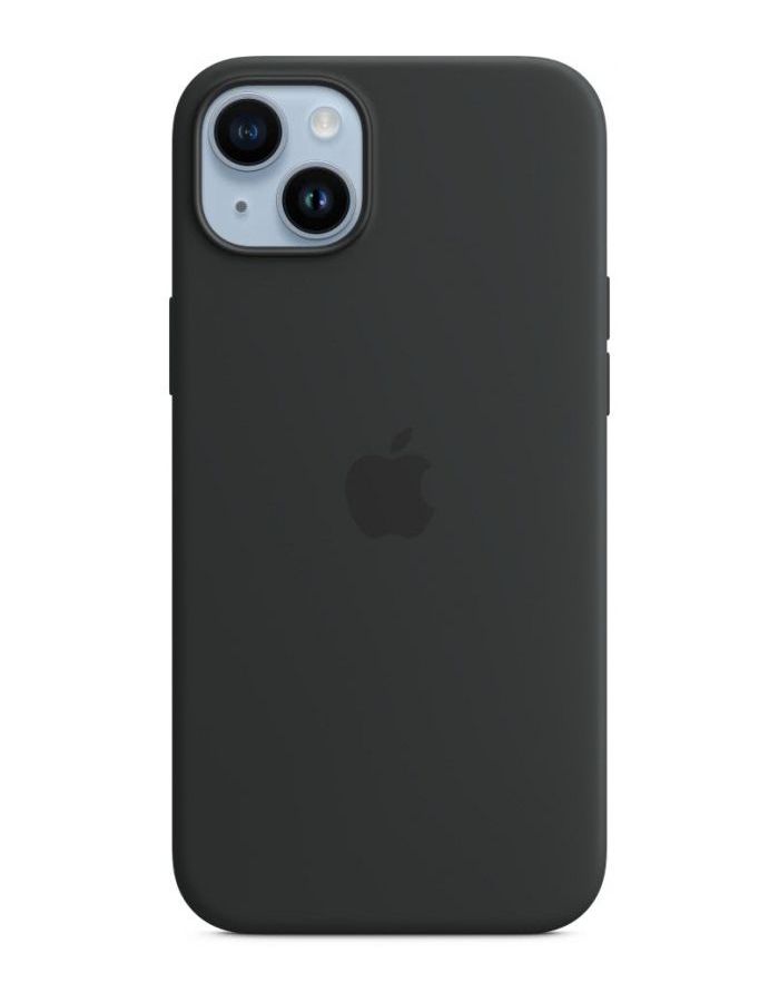 Чехол Apple iPhone 14 Plus Silicone Case with MagSafe, midnight (MPT33) чехол apple iphone 14 plus silicone magsafe succulent mptc3