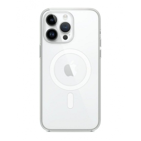 Чехол Apple iPhone 14 Pro Max Clear Case with MagSafe (MPU73) - фото 3