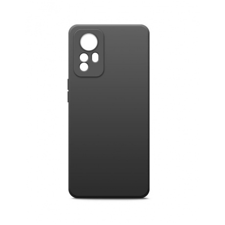 Чехол BoraSCO Microfiber Case для Xiaomi Redmi Note 12S черный - фото 1