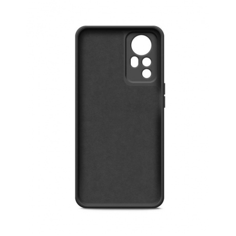 Чехол BoraSCO Microfiber Case для Xiaomi Redmi Note 12S черный - фото 2
